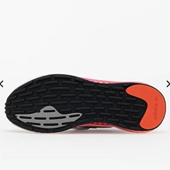 ADIDAS 4D Fusio pink orange black running athletic active tennis shoes size 11.5 - Picture 7 of 13